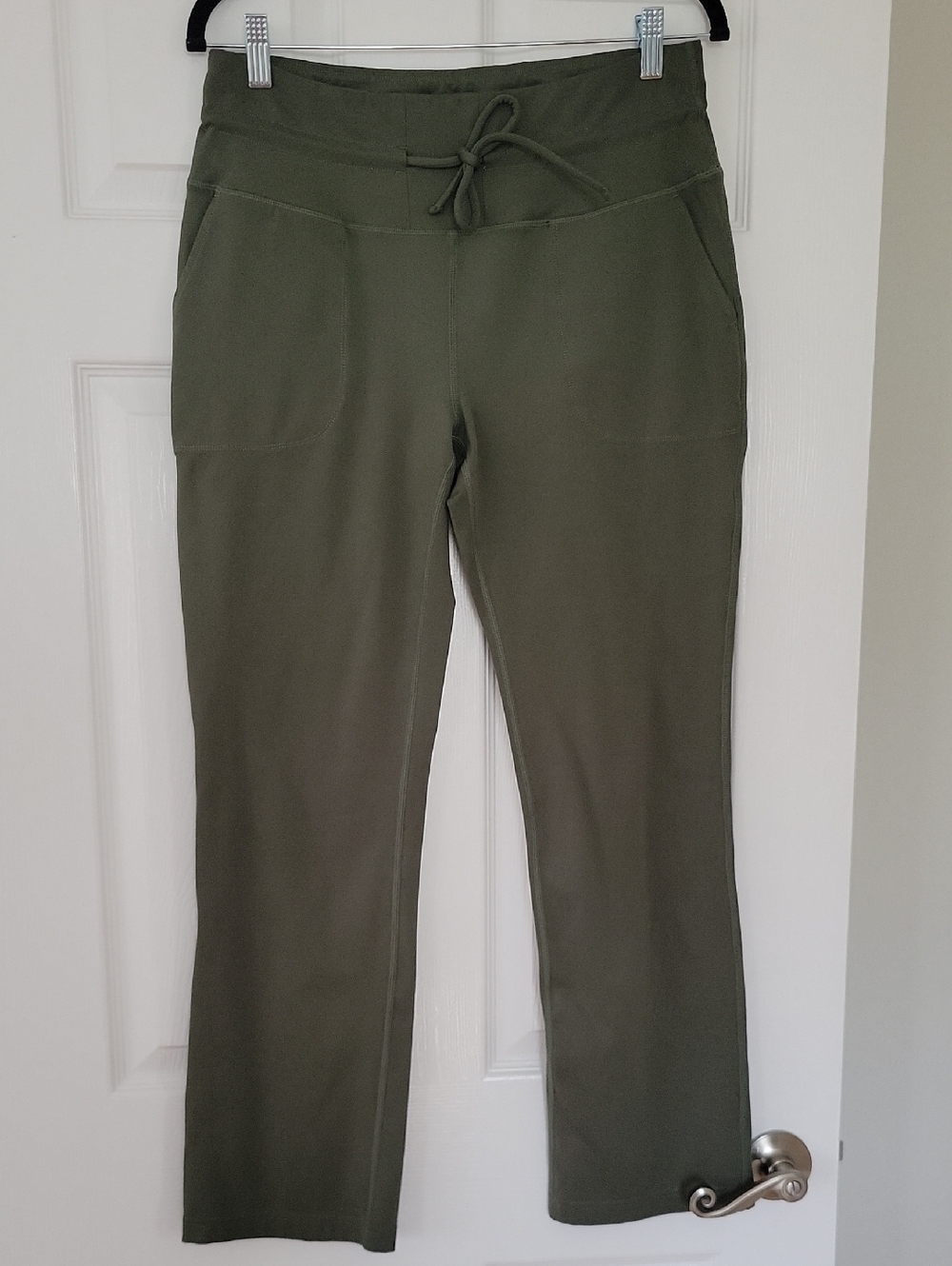 Womens Size Large Olive Green Drawstring Women's Pants